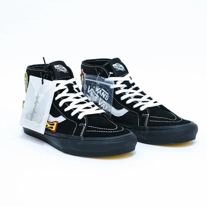 BEST DEAL VANS SK8 HIGH ELIJAH BERLE PRO SKATE BLACK ORIGINAL