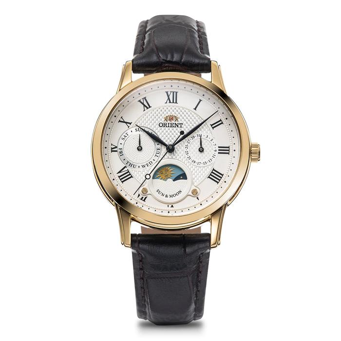 Orient Sun & Moon RN-KA0002S Ladies Gold Quartz Jam Tangan Wanita