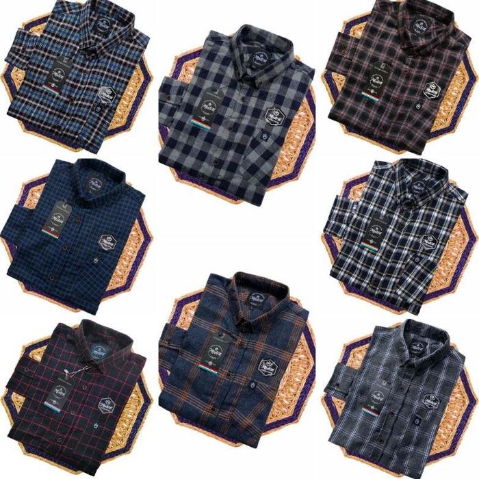 Kemeja Flanel Panjang Matick - Hem Pria Motif Kotak - Outfit Kerja