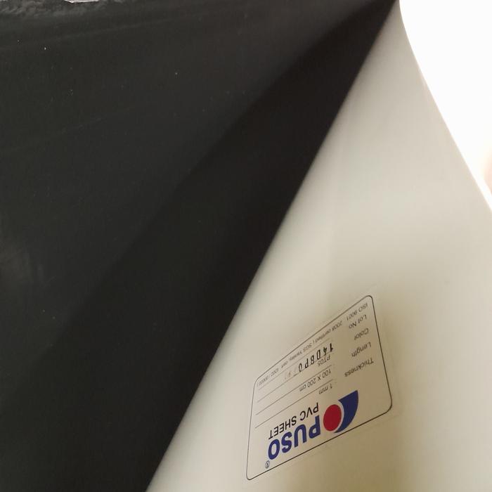 MIKA PVC SHEET HITAM T 1MMx1Mx2M/ MIKA LEMBARAN