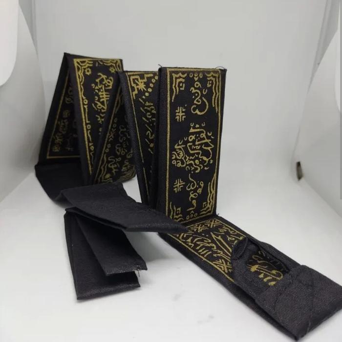 Sabuk Lipat Rajah Hitam Bahan Berkualitas
