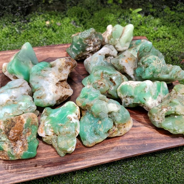 Bongkahan Natural Chrysoprase - Natural Chrysoprase Natural Rough