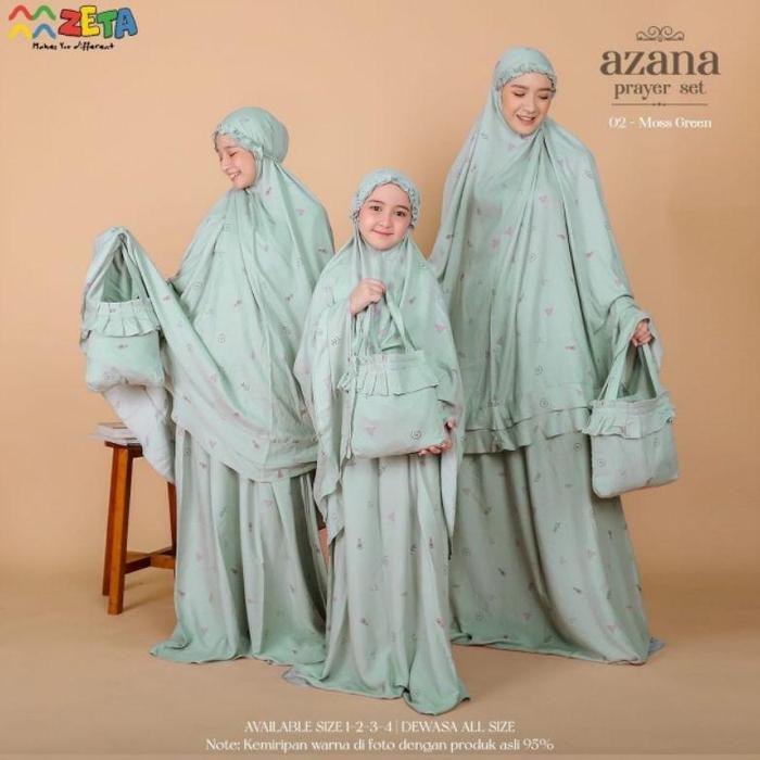 Mukena Ibu Dan Anak Zeta Azana Series