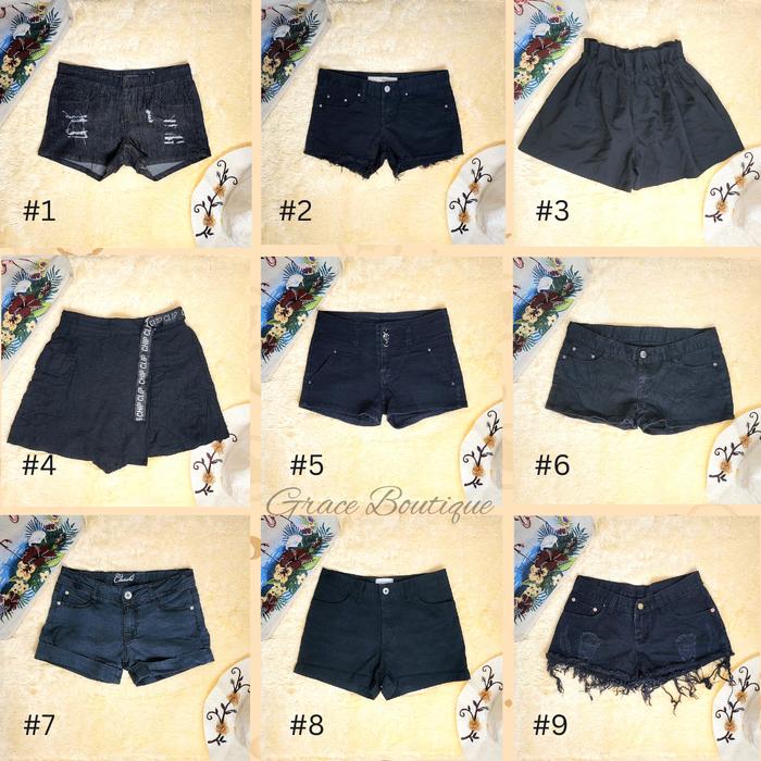 CELANA PENDEK,CELANA ROK/ROK KOREA WANITA BLACK