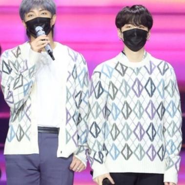 Chars Cardigan Dan Sweater Couple Rm Suga Bts Cha Eun Woo Astro /