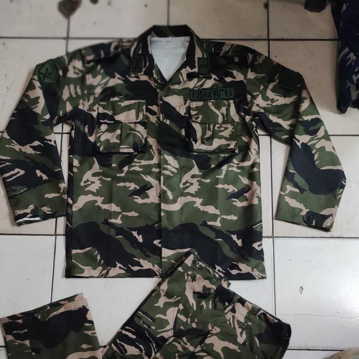baju stelan pdl ppm motif lahat pemuda panca marga exclusive