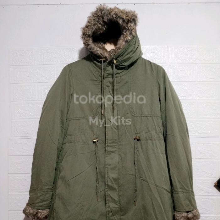 Back Number parka jaket hijau