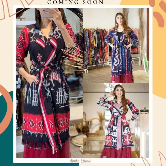Outfit Etnik Outer Etnik New Arrival Outer Etnik Outer Tenun Baju