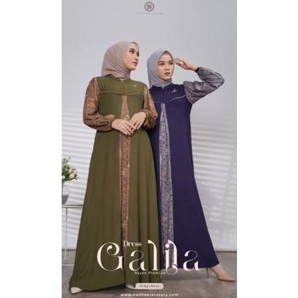 Nadheera Luxury Galila Dress Abaya Gamis Kondangan Terbaru 2022 Baju