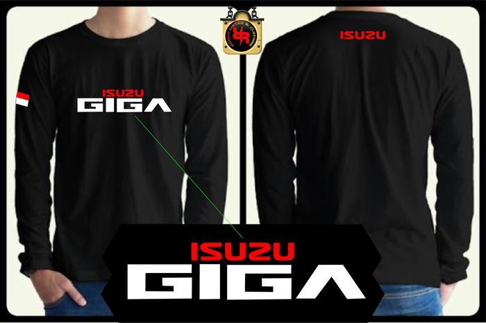 baju isuzu GIGA kaos seragam pria wanita lengan panjang