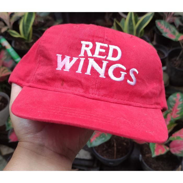topi vintage red wing shoes second made in usa
