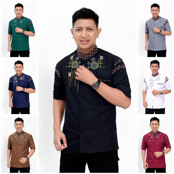 baju koko terbaru / koko batik mewah AB