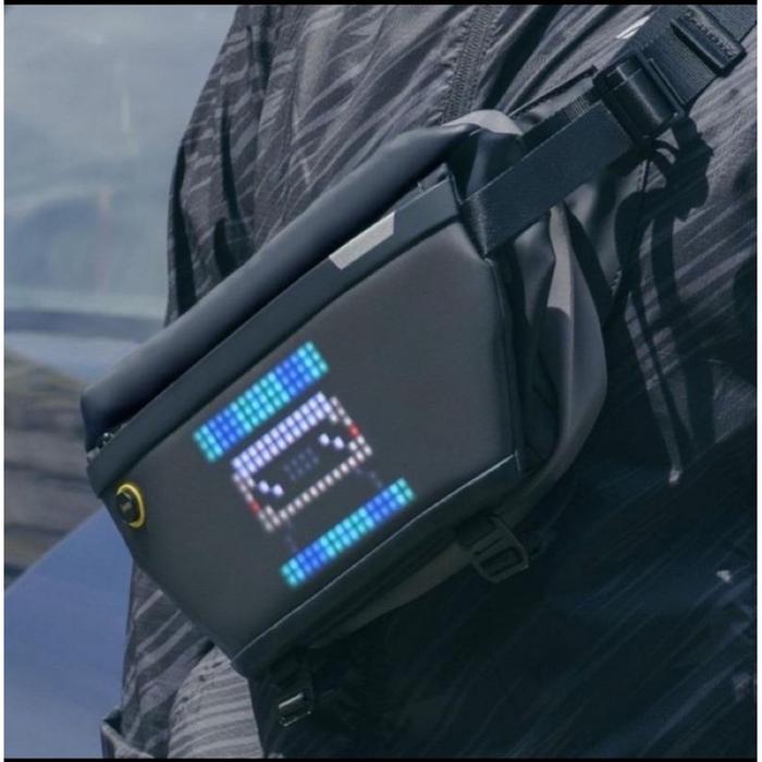 Divoom Pixoo Slingbag Pixel Tas Selempang Sling Bag Led Slempang Secon