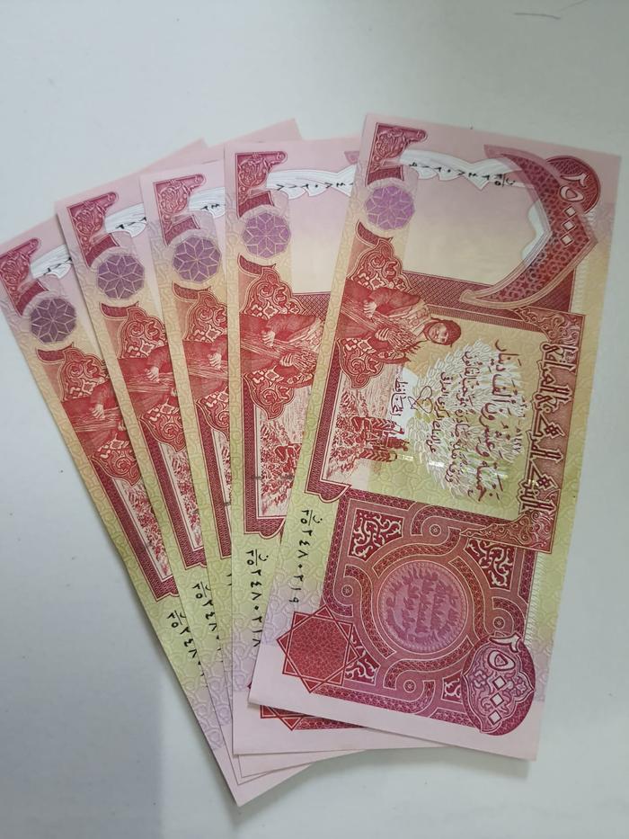 Dinar Irak Dinar Iraq Pecahan 25000 Asli