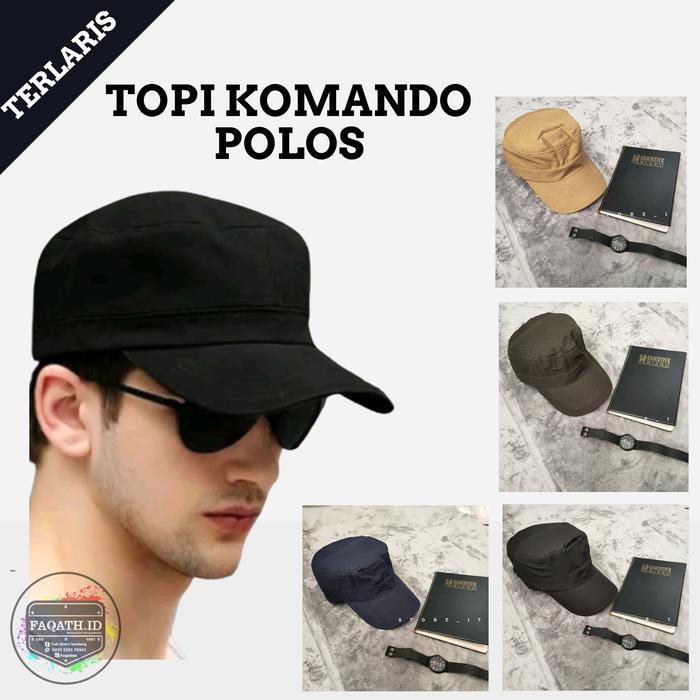topi komando & topi komando polos & topi komando murah