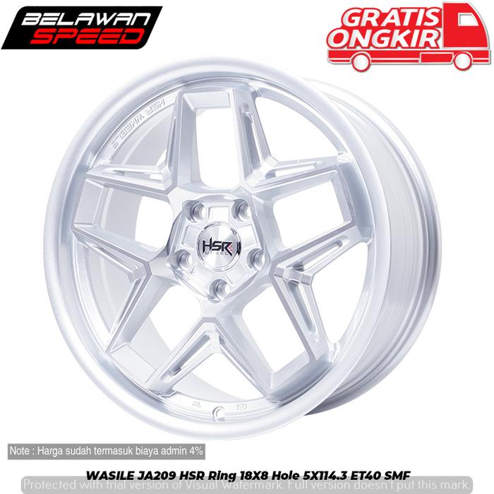 VELG RACING HSR WASILE RING 18 MOBIL GLORY 580 CIVIC FD HONDA XRV R18