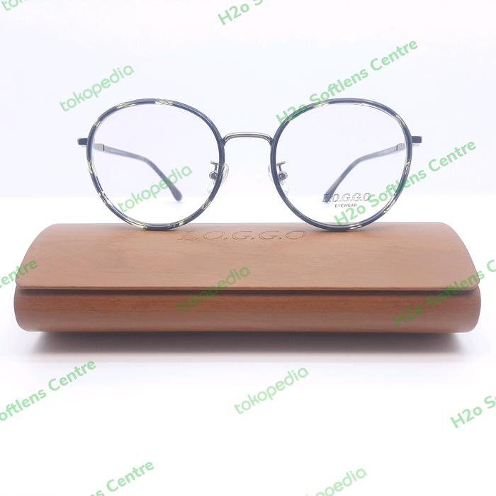 Kacamata bulat wanita Loggo Eyewear LA28 - Frame bulat lucu