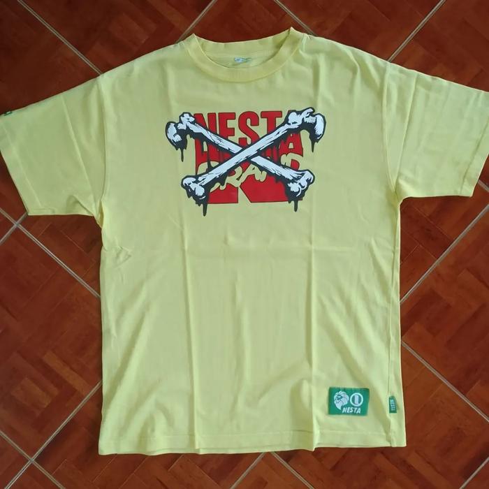 Nesta - Japan Brand ripp off Bones Tshirt Yellow