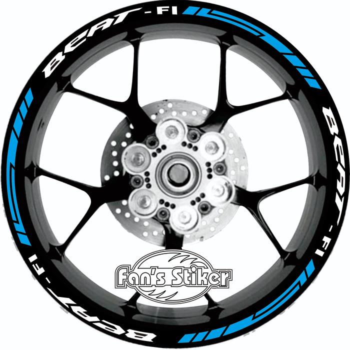 Stiker velg cutting stiker list roda honda beat stiker velg beat