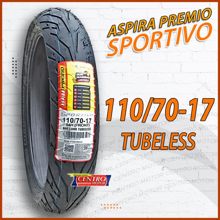 ASPIRA PREMIO SPORTIVO 110/70-17 TUBELESS