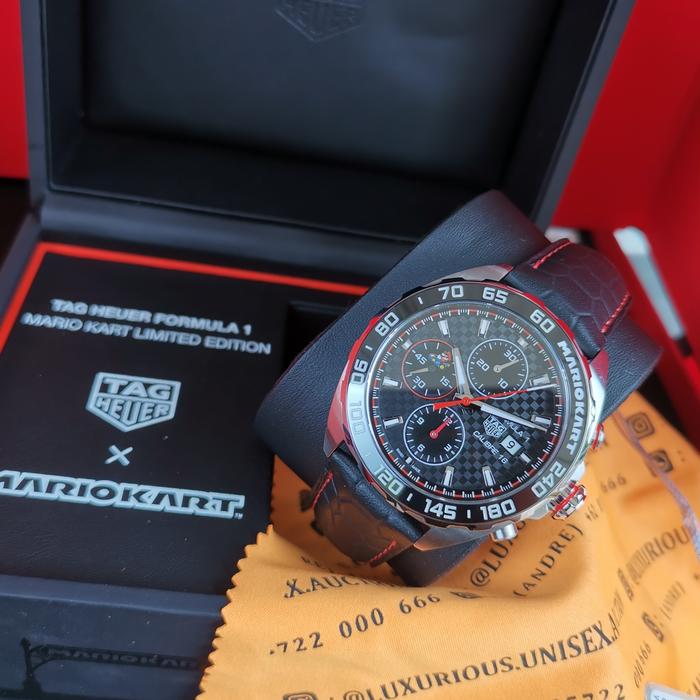 Jam Tangan Tag Heuer Formula 1 X Mario Kart Limited Edition Automatic