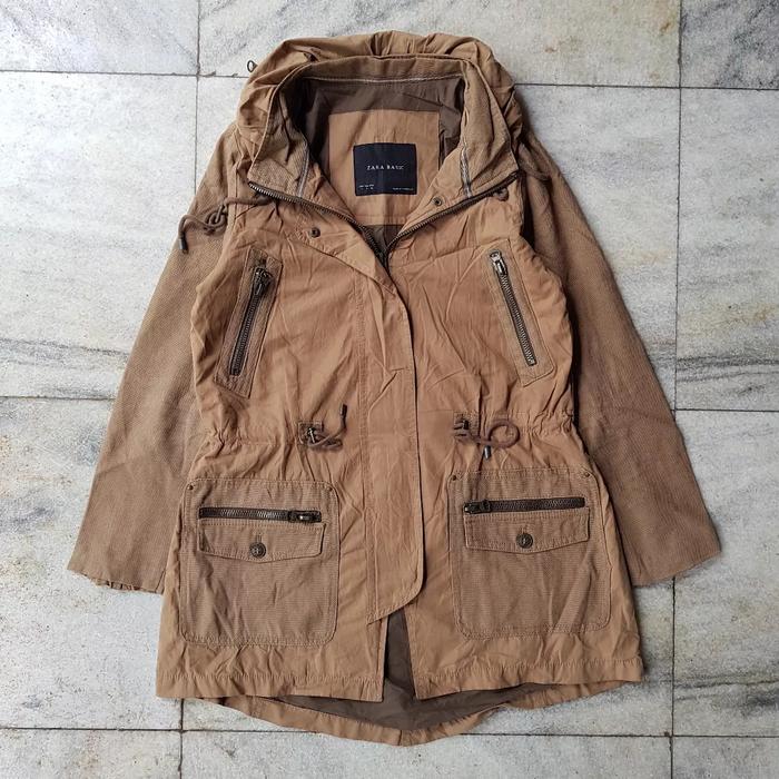 jaket parka zara basic