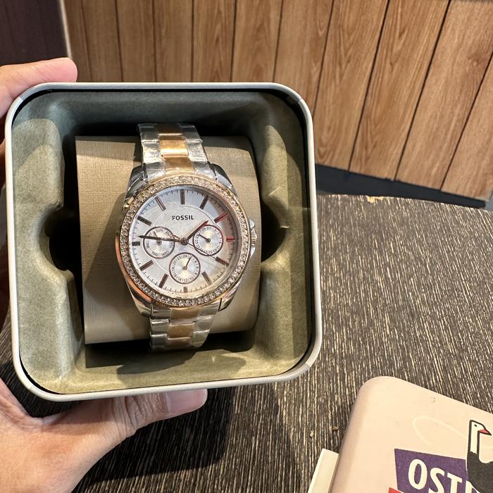 Jam Tangan Wanita Fossil BQ3420 Two Tone