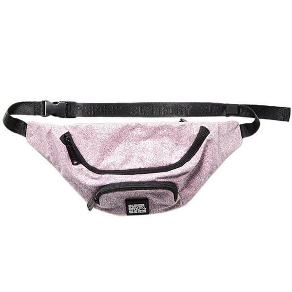 Tas Superdry Pink Glitter Bumbag Original