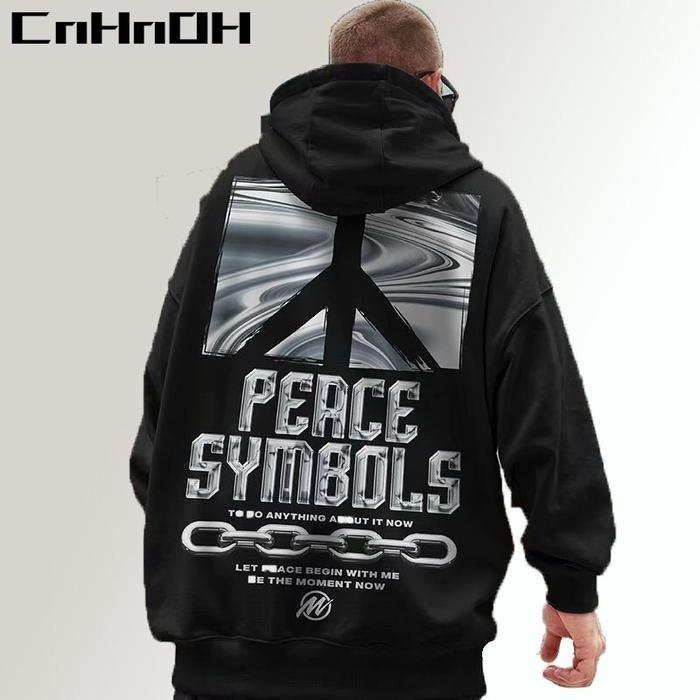 Jacket Pria Jacket Hoodie Peace Symbol Distro Keren