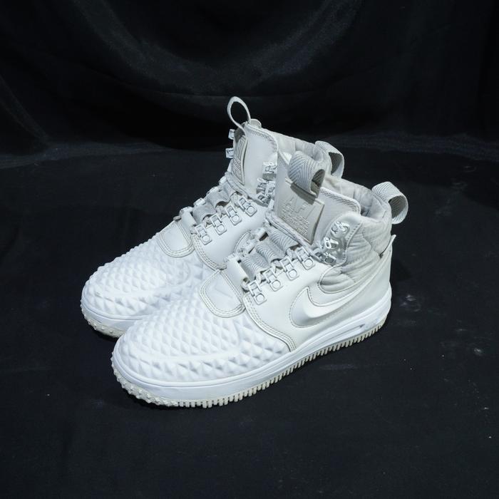 Sepatu nike AF1 lunar 1 duckboot triple white original RARE bekas