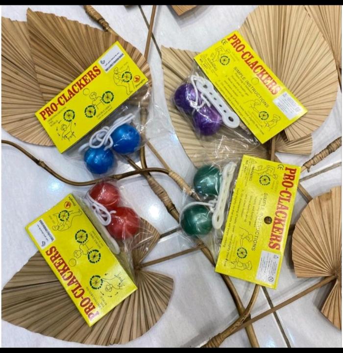 Mainan Anak Jadul TIK TOK / Etek Etek / Lato Lato / Latto Besar Kecil