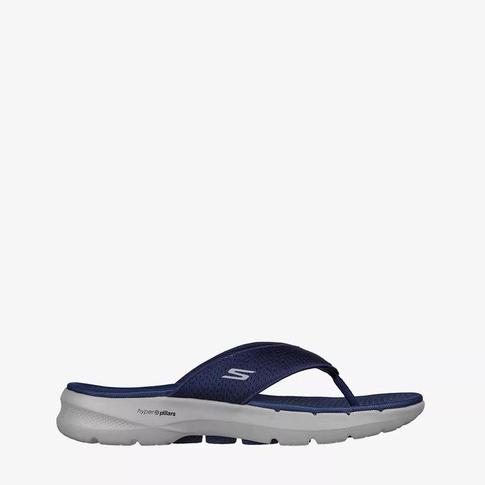 SKECHERS GO WALK 6 MEN'S SANDAL - NAVY