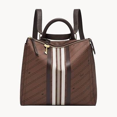 Fossil Parker Small Backpack Brown Black