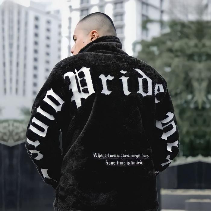 Slvhx Sherpa Jacket Pride Black | Jaket Sherpa