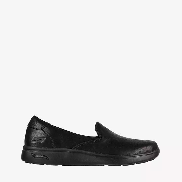 SKECHERS ARCH FIT UPLIFT WOMEN'S CASUAL SHOES - BLACK
