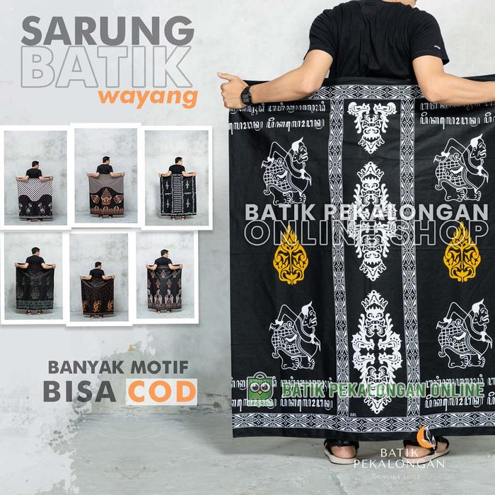 Sarung Wayang Dewasa Katun Prima - Batik Pekalongan Online Shop