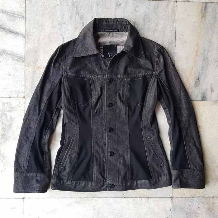 coat y3 denim