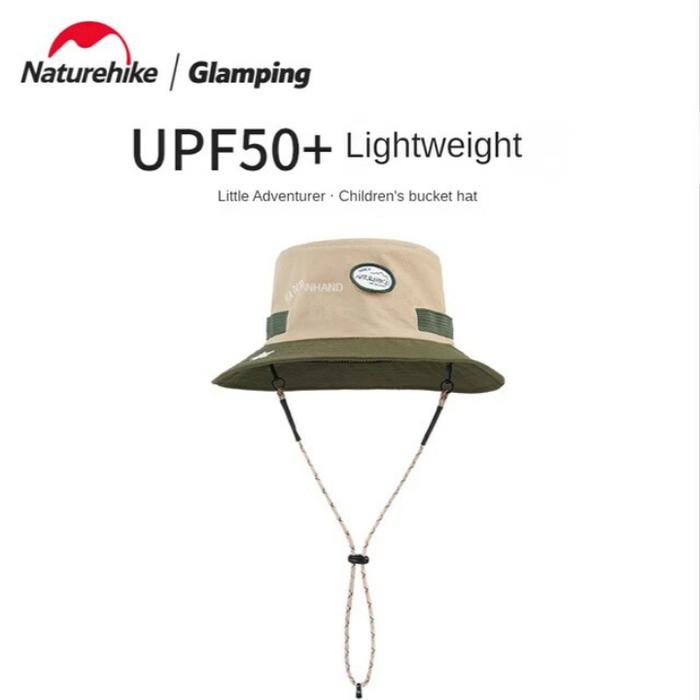TOPI RIMBA ANAK NATUREHIKE NH22MZ003 OUTDOOR FISHERMAN BUCKET HAT