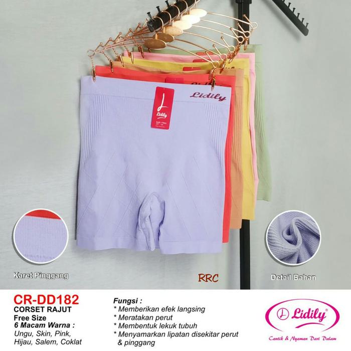 SHORT RAJUT LYDYLY DD 182 CD CORSET CELANA DALAM KORSET FREE SIZE