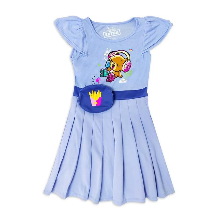 Barbie Extra Pleated Skater Dress Size 4-5T