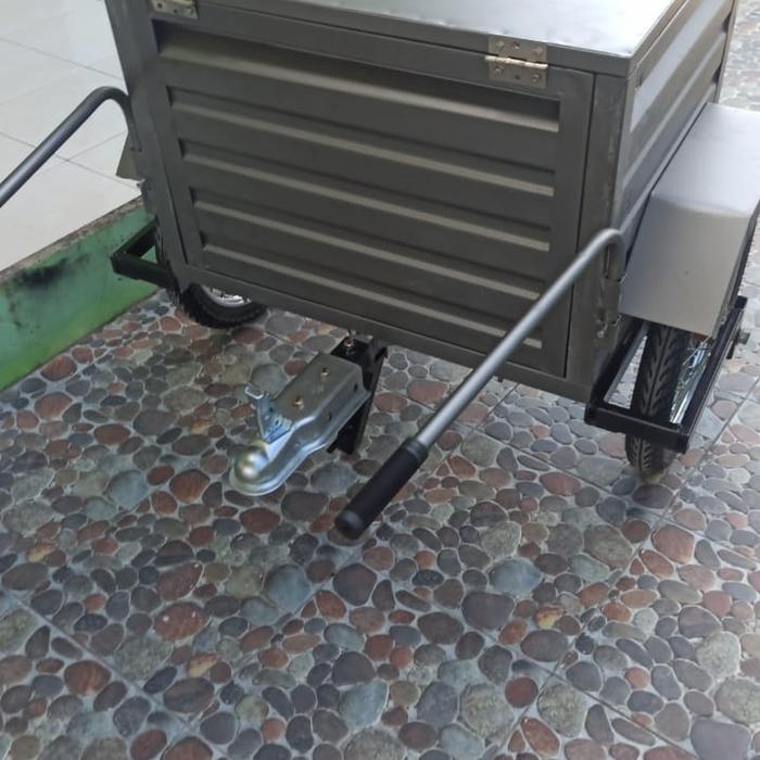 gerobak ToG dapat tarik motor tipe kecil xs box untuk jualan