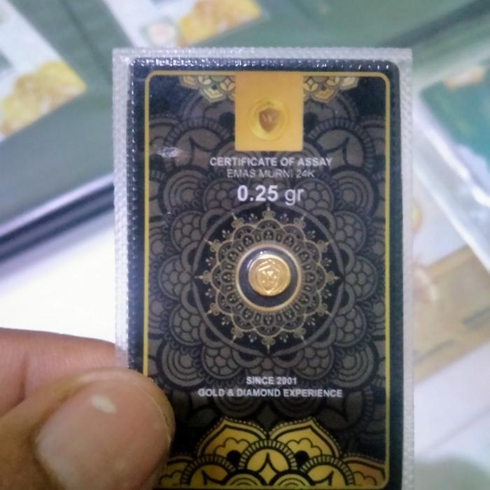 minigold 0,25 gram emas