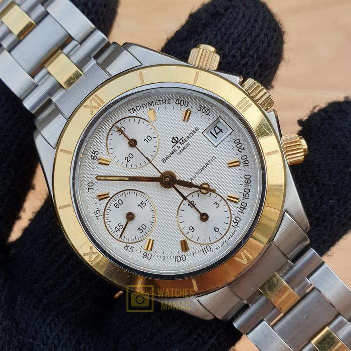 Jam Tangan Original Baume Mercier Malibu Chronograph Automatic Swiss