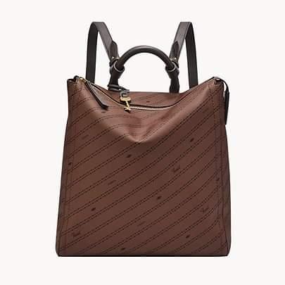 SALE Fossil parker backpack brown/black