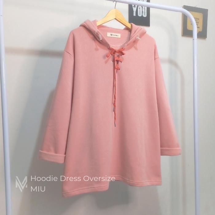 Hoodie Dress Oversize Miu by Mossa