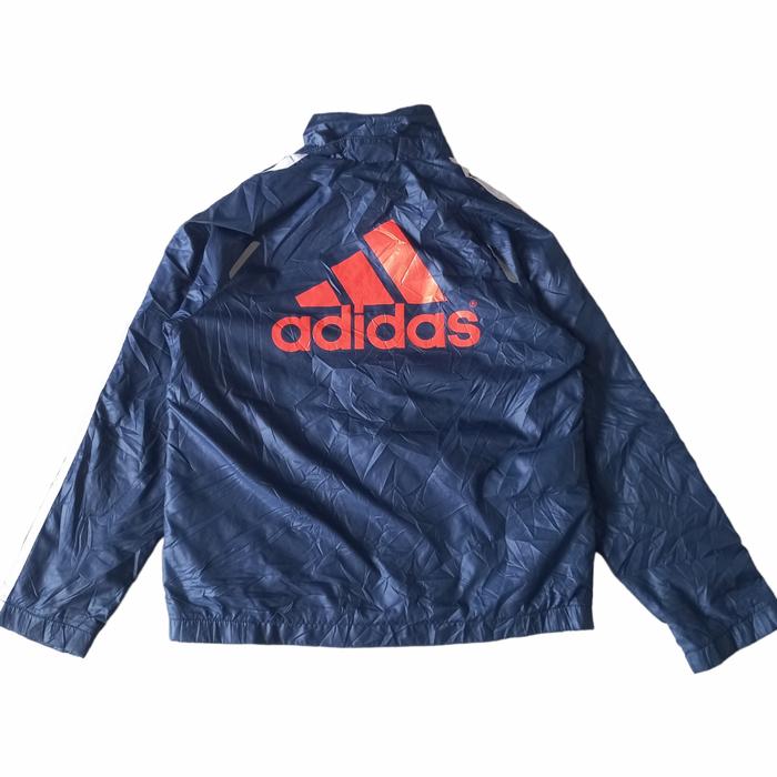 Jaket Parasut Adidas Back Print Anak