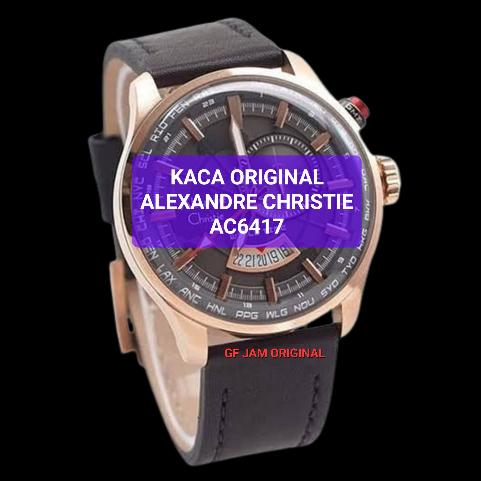 KACA JAM TANGAN ALEXANDRE CHRISTIE AC 6416 AC6417MF AC6417 AC6437 AC6443  AC6443MF ORIGINAL 100%