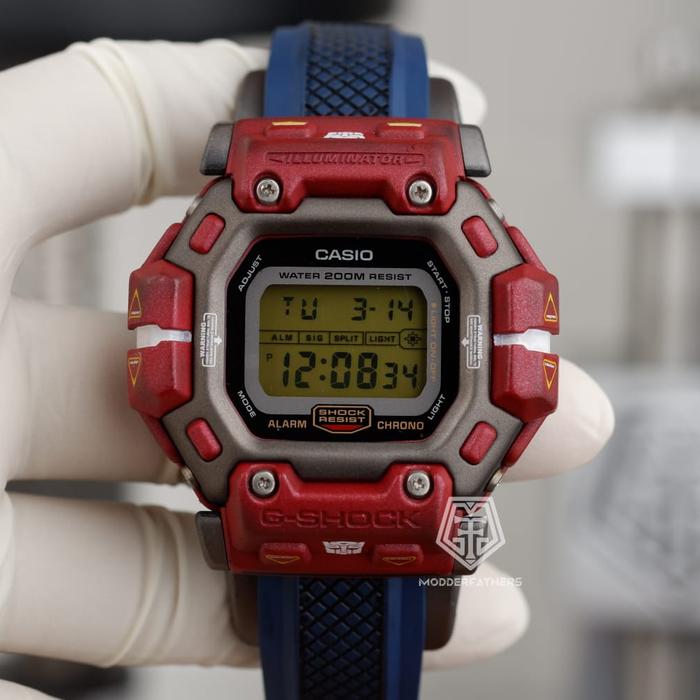 G-Shock DW-8300 Customized Optimus Prime of Autobots