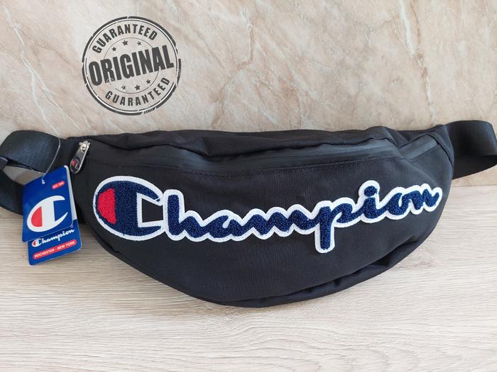 Champion Tas Pinggang ORIGINAL CHAMPION WAIST BAG ROCHESTER Tas Pinggang Pria Cowo 100% Asli Size 39