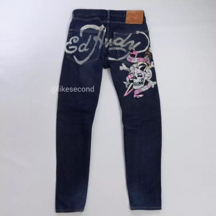 ed hardy jeans full bordir size 34
